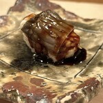 登喜和鮨 - 蒸し穴子　ツメ