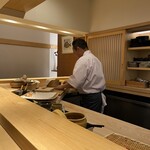 鮨 一二郎 - 土曜日の夜、2.5回転、満席でした！