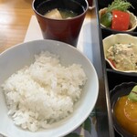 割烹 TONBO - ご飯、お味噌汁