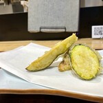 特撰ひやむぎ きわだち - 野菜天ぷら