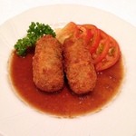 東洋軒 - ミートコロッケ 自家製ウスターソース