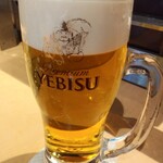 YEBISU BAR - ヱビスビールジョッキが創業祭で半額484円