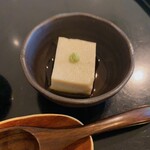 紗羅餐 - ランチにセットされている蕎麦豆腐です