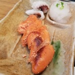 定食 美松 - タラコよく焼き。