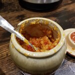 正宗隆江猪脚飯 - ニンニク唐辛子的薬味。