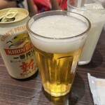 CoCo壱番屋 - 缶ビールとラッシーで乾杯なり♪