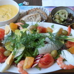 ロクシタンカフェ - メディタレイニアンセット（１８００円）