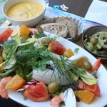 ロクシタンカフェ - メディタレイニアンセット（１８００円）