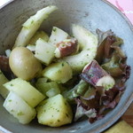 ロクシタンカフェ - メディタレイニアンセット（１８００円）のタコ、セロリ、ジャガイモのマリネ