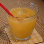 花水木カフェ - オレンジみかんジュースのキッズサイズ300円