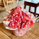 マルク ブラン - スノーアイス　いちご入りミルク氷練乳