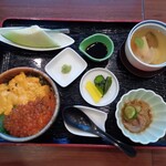 Yahiro - ウニ・イクラ丼定食