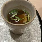 Tempura Azabu Yokota - 鰻のスープ