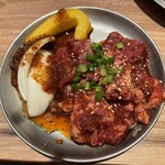 Yakiniku Hiroshouten - ハラミランチのお肉