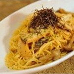 Bar Q - キノコのウニソースパスタ　900円