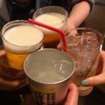 韓国バルRYO - まずは乾杯！