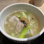 麺 鍾馗 - 三大昆布水つけ麺　つけ汁