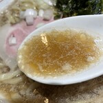 麺 鍾馗 - 背脂煮干しスープ