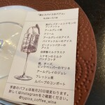 浅煎りコーヒーと自然派ワイン Typica - パフェの構成