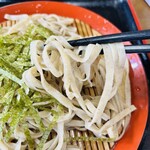 かまたや - ざるそば麺アップ