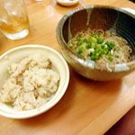 魚市場 小松 - じゃこ飯とそうめん