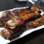 居仲門 - 料理写真:地鶏の炭火焼
