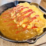 レトロポップ食堂 - オムライスカレー