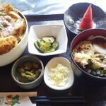 うぶかた - かつ丼ランチ￥950(ごはん大盛り+￥110)