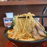 ヌードルバル オクト - 「特製みそらーめん」の麺
            2023年8月6日