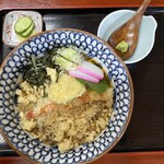 Tenkyouya Gempei - 礎蕎麦の冷やしタヌキ（1080円）