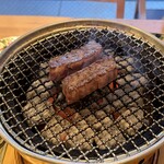 焼肉すどう - ハラミ　全て店員さんが焼いてくれます