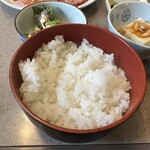 213456024 - 【2023.8.6(日)】昼定食「①カルビ&ホルモン定食1,500円」のご飯