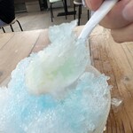 野口商店 - 【2023.8.6(日)】限定メニュー「ソーダミルクかき氷350円」