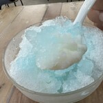 野口商店 - 【2023.8.6(日)】限定メニュー「ソーダミルクかき氷350円」