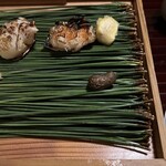 松川 - 伊勢海老鬼殻焼き、伊勢海老味噌タレ