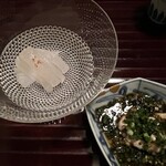 松川 - カワハギ、肝醤油