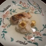 松川 - ぐじ 焼き浸し、蒸し百合根