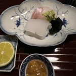 松川 - 鯛、烏賊、海鼠腸