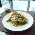 ステーキハウス ウイスキーノヴァ - 絶品サラダ（夏野菜）