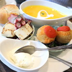 ラ コッペ - 前菜　イカ・タコ・ミートボールのフリット