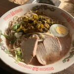 光栄軒 - 激辛高菜ラーメン