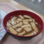 明治大学 生田学生食堂 - 味噌汁