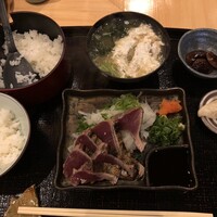 御料理あきやま - 鰹藁焼き定食 御料理あきやま - 鰹藁焼き定食