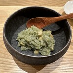 奴寿司 - 蒸し鮑のリゾット