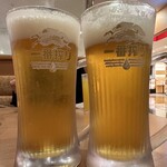 サイゼリヤ - 生ジョッキ二杯一気飲み！