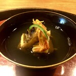 草如庵 - 焼きナスと穴子