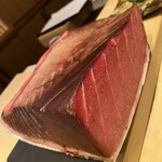 鮨　いの - 五日間ドライエイジングしたまぐろ