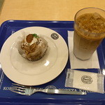 神戸屋キッチン - ケーキセット。ケーキの値段プラス１５０円で飲み物をつけられます