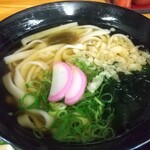 有明うどん - 平たい麺