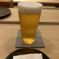 すし処 睦月 - 生ビールで乾杯‼️